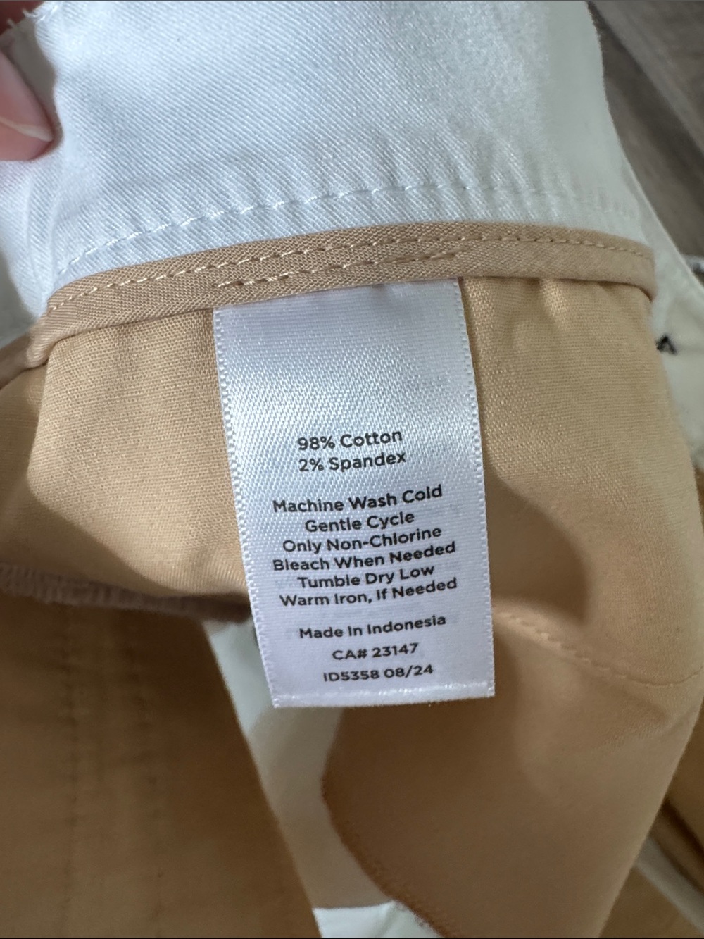 NEW Talbots 10 petite white shorts weekend twill women’s 6” summer resort wear - Picture 6 of 8